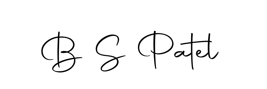 How to make B S Patel name signature. Use Autography-DOLnW style for creating short signs online. This is the latest handwritten sign. B S Patel signature style 10 images and pictures png