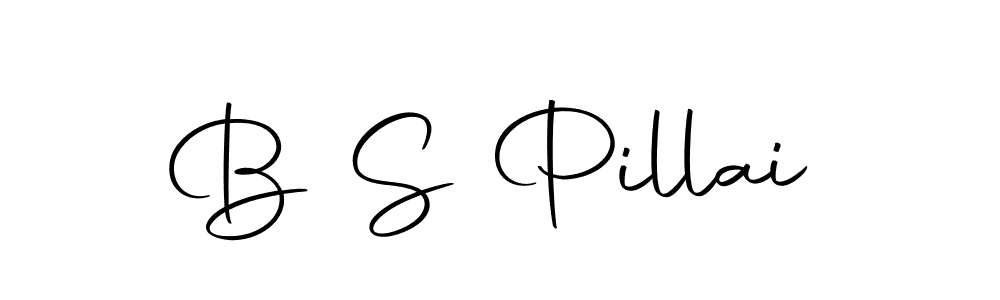 B S Pillai stylish signature style. Best Handwritten Sign (Autography-DOLnW) for my name. Handwritten Signature Collection Ideas for my name B S Pillai. B S Pillai signature style 10 images and pictures png