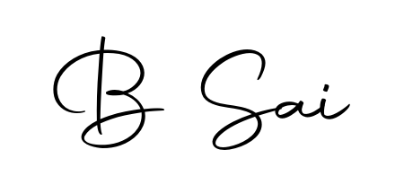 Explore multiple handwriting variations for B Sai including this stunning Autography-DOLnW design. Free to use across all platforms. B Sai signature style 10 images and pictures png