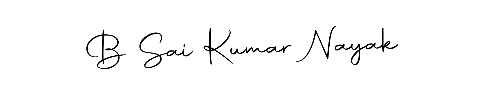 Make a beautiful signature design for name B Sai Kumar Nayak. With this signature (Autography-DOLnW) style, you can create a handwritten signature for free. B Sai Kumar Nayak signature style 10 images and pictures png