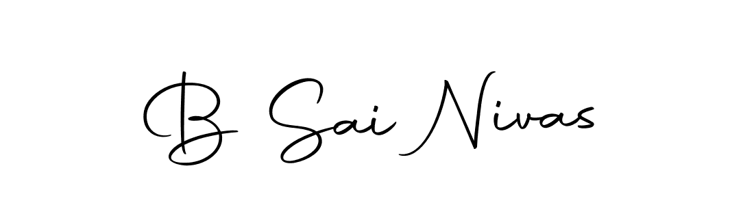 This is the best signature style for the B Sai Nivas name. Also you like these signature font (Autography-DOLnW). Mix name signature. B Sai Nivas signature style 10 images and pictures png