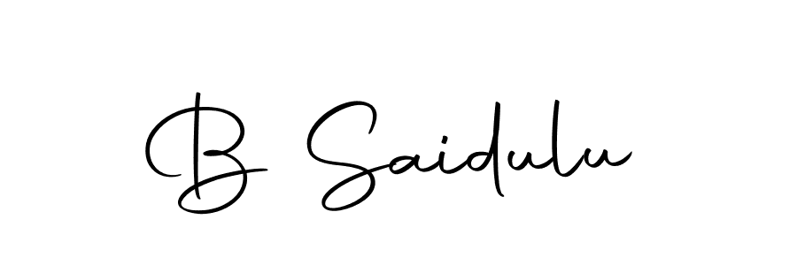 The best way (Autography-DOLnW) to make a short signature is to pick only two or three words in your name. The name B Saidulu include a total of six letters. For converting this name. B Saidulu signature style 10 images and pictures png