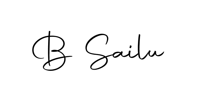 You can use this online signature creator to create a handwritten signature for the name B Sailu. This is the best online autograph maker. B Sailu signature style 10 images and pictures png