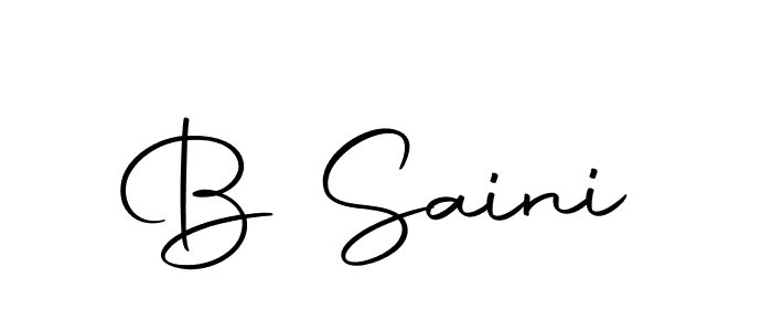 The best way (Autography-DOLnW) to make a short signature is to pick only two or three words in your name. The name B Saini include a total of six letters. For converting this name. B Saini signature style 10 images and pictures png