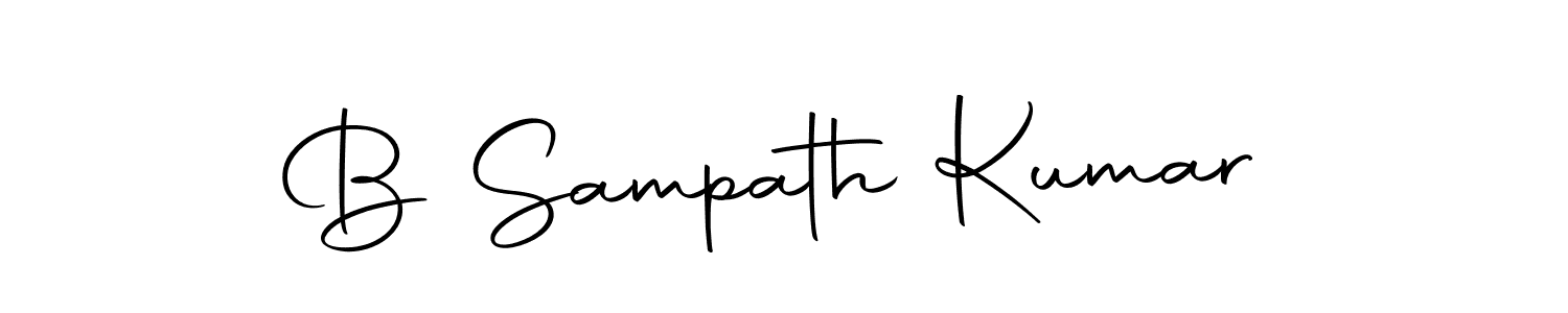 This is the best signature style for the B Sampath Kumar name. Also you like these signature font (Autography-DOLnW). Mix name signature. B Sampath Kumar signature style 10 images and pictures png