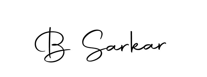 You should practise on your own different ways (Autography-DOLnW) to write your name (B Sarkar) in signature. don't let someone else do it for you. B Sarkar signature style 10 images and pictures png