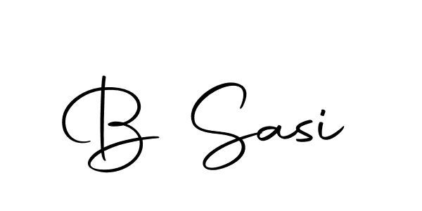 Design your own signature with our free online signature maker. With this signature software, you can create a handwritten (Autography-DOLnW) signature for name B Sasi. B Sasi signature style 10 images and pictures png