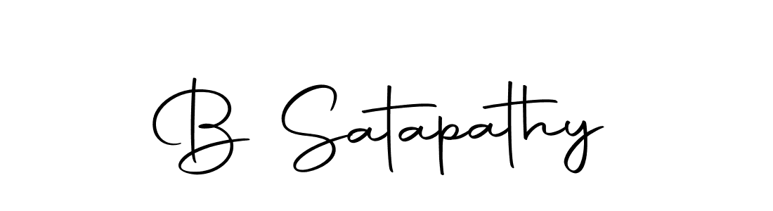 Also we have B Satapathy name is the best signature style. Create professional handwritten signature collection using Autography-DOLnW autograph style. B Satapathy signature style 10 images and pictures png
