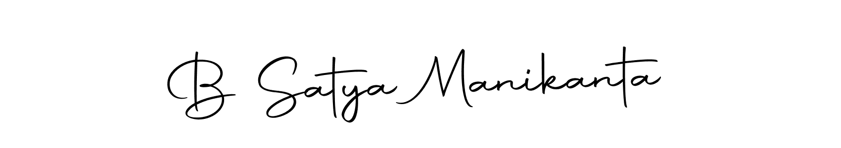 Make a beautiful signature design for name B Satya Manikanta. With this signature (Autography-DOLnW) style, you can create a handwritten signature for free. B Satya Manikanta signature style 10 images and pictures png