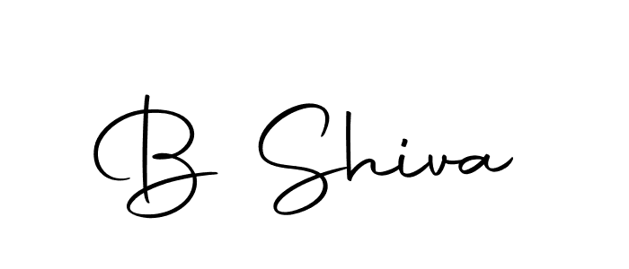 How to make B Shiva signature? Autography-DOLnW is a professional autograph style. Create handwritten signature for B Shiva name. B Shiva signature style 10 images and pictures png