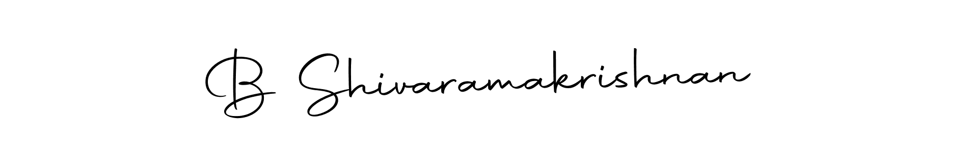 How to make B Shivaramakrishnan name signature. Use Autography-DOLnW style for creating short signs online. This is the latest handwritten sign. B Shivaramakrishnan signature style 10 images and pictures png