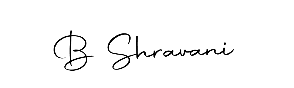 The best way (Autography-DOLnW) to make a short signature is to pick only two or three words in your name. The name B Shravani include a total of six letters. For converting this name. B Shravani signature style 10 images and pictures png