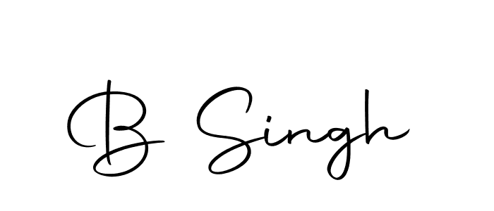 How to make B Singh signature? Autography-DOLnW is a professional autograph style. Create handwritten signature for B Singh name. B Singh signature style 10 images and pictures png