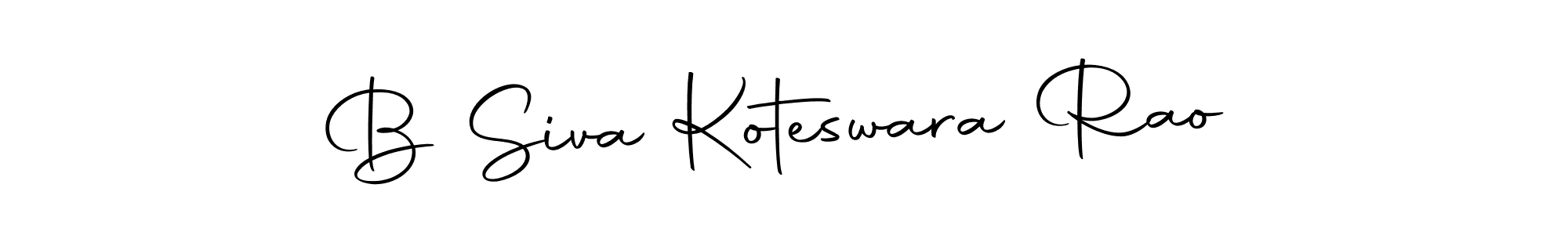 How to make B Siva Koteswara Rao signature? Autography-DOLnW is a professional autograph style. Create handwritten signature for B Siva Koteswara Rao name. B Siva Koteswara Rao signature style 10 images and pictures png