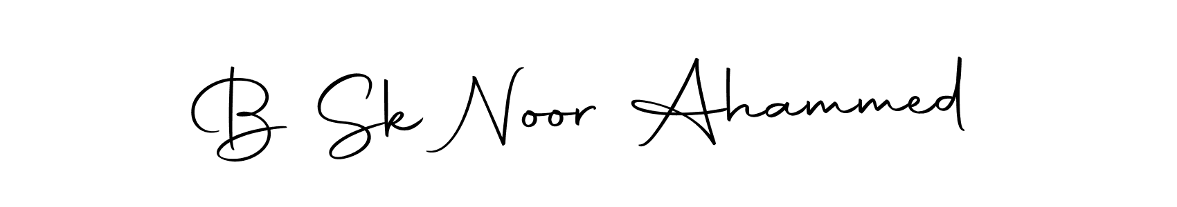 You should practise on your own different ways (Autography-DOLnW) to write your name (B Sk Noor Ahammed) in signature. don't let someone else do it for you. B Sk Noor Ahammed signature style 10 images and pictures png