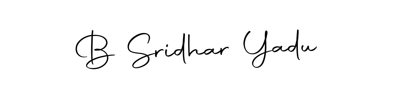 It looks lik you need a new signature style for name B Sridhar Yadu. Design unique handwritten (Autography-DOLnW) signature with our free signature maker in just a few clicks. B Sridhar Yadu signature style 10 images and pictures png