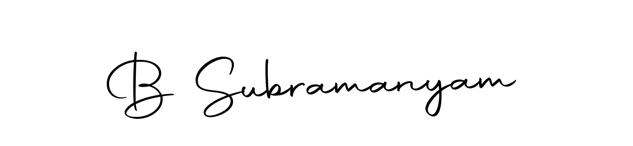 You should practise on your own different ways (Autography-DOLnW) to write your name (B Subramanyam) in signature. don't let someone else do it for you. B Subramanyam signature style 10 images and pictures png