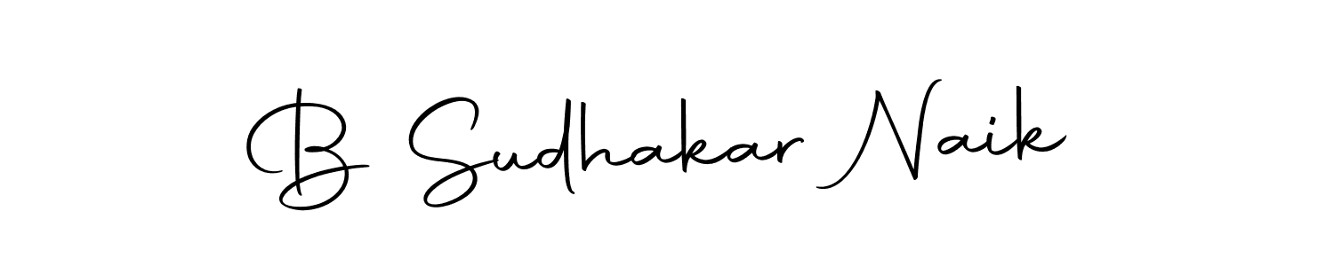 Design your own signature with our free online signature maker. With this signature software, you can create a handwritten (Autography-DOLnW) signature for name B Sudhakar Naik. B Sudhakar Naik signature style 10 images and pictures png