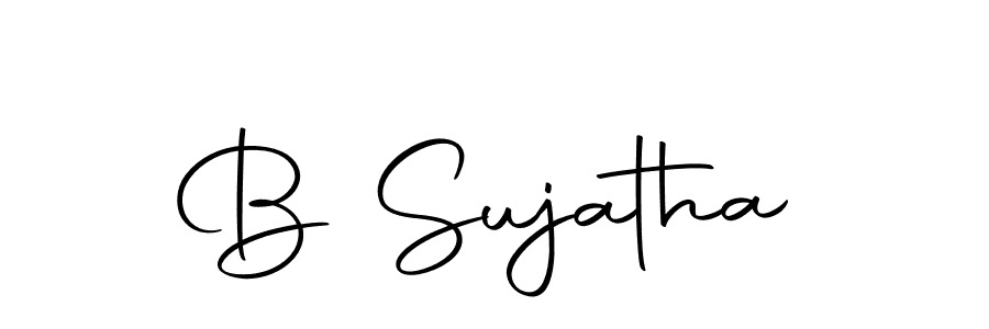 Similarly Autography-DOLnW is the best handwritten signature design. Signature creator online .You can use it as an online autograph creator for name B Sujatha. B Sujatha signature style 10 images and pictures png