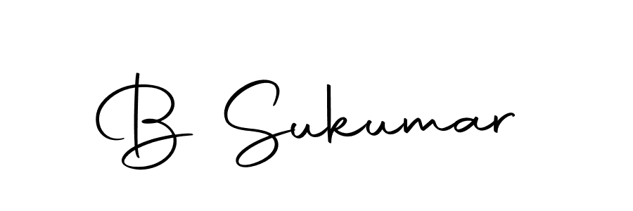 The best way (Autography-DOLnW) to make a short signature is to pick only two or three words in your name. The name B Sukumar include a total of six letters. For converting this name. B Sukumar signature style 10 images and pictures png