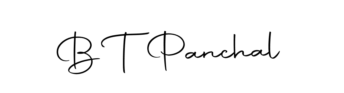 How to make B T Panchal name signature. Use Autography-DOLnW style for creating short signs online. This is the latest handwritten sign. B T Panchal signature style 10 images and pictures png