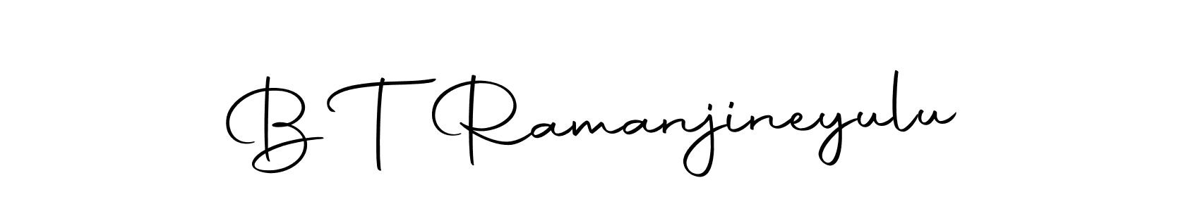 Use a signature maker to create a handwritten signature online. With this signature software, you can design (Autography-DOLnW) your own signature for name B T Ramanjineyulu. B T Ramanjineyulu signature style 10 images and pictures png