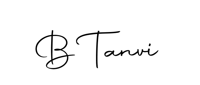 The best way (Autography-DOLnW) to make a short signature is to pick only two or three words in your name. The name B Tanvi include a total of six letters. For converting this name. B Tanvi signature style 10 images and pictures png