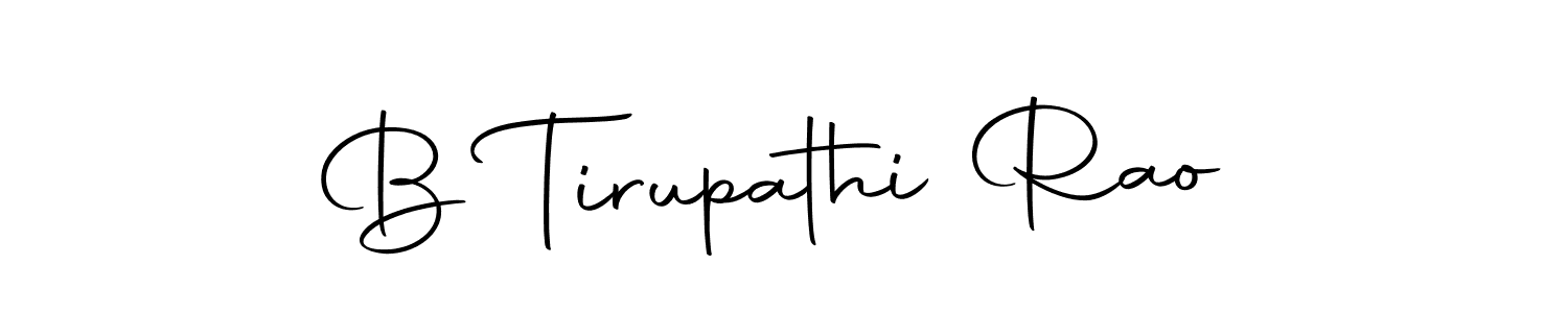 You can use this online signature creator to create a handwritten signature for the name B Tirupathi Rao. This is the best online autograph maker. B Tirupathi Rao signature style 10 images and pictures png