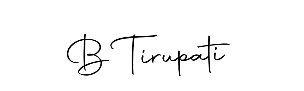 Make a beautiful signature design for name B Tirupati. With this signature (Autography-DOLnW) style, you can create a handwritten signature for free. B Tirupati signature style 10 images and pictures png