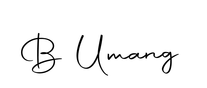 Here are the top 10 professional signature styles for the name B Umang. These are the best autograph styles you can use for your name. B Umang signature style 10 images and pictures png