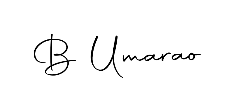 The best way (Autography-DOLnW) to make a short signature is to pick only two or three words in your name. The name B Umarao include a total of six letters. For converting this name. B Umarao signature style 10 images and pictures png