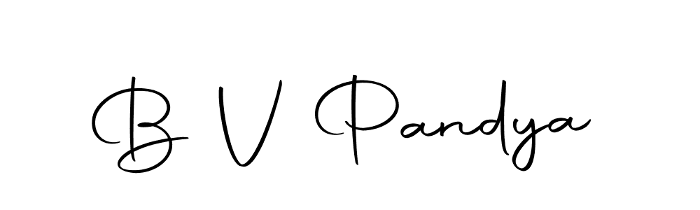 You can use this online signature creator to create a handwritten signature for the name B V Pandya. This is the best online autograph maker. B V Pandya signature style 10 images and pictures png