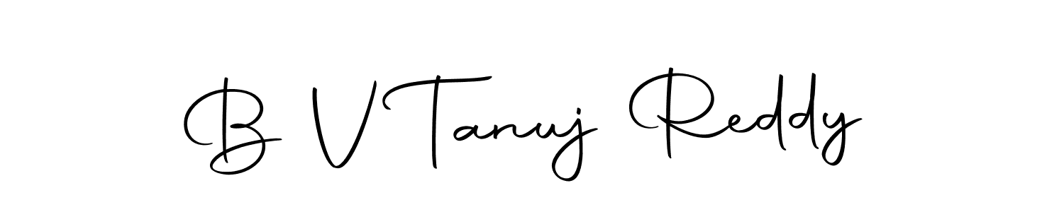 if you are searching for the best signature style for your name B V Tanuj Reddy. so please give up your signature search. here we have designed multiple signature styles  using Autography-DOLnW. B V Tanuj Reddy signature style 10 images and pictures png