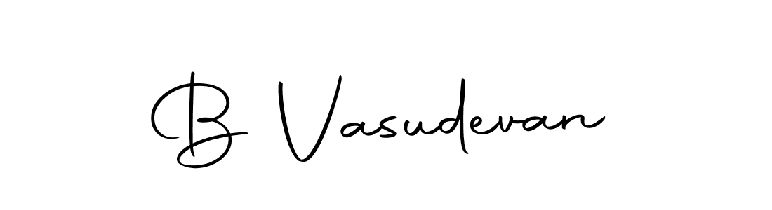 Also we have B Vasudevan name is the best signature style. Create professional handwritten signature collection using Autography-DOLnW autograph style. B Vasudevan signature style 10 images and pictures png