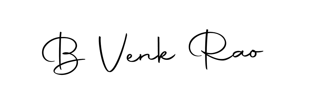 How to make B Venk Rao name signature. Use Autography-DOLnW style for creating short signs online. This is the latest handwritten sign. B Venk Rao signature style 10 images and pictures png