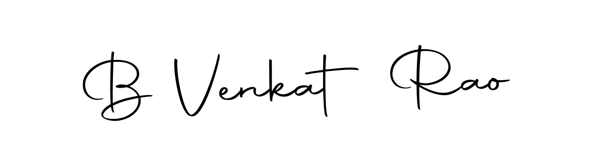 Design your own signature with our free online signature maker. With this signature software, you can create a handwritten (Autography-DOLnW) signature for name B Venkat Rao. B Venkat Rao signature style 10 images and pictures png