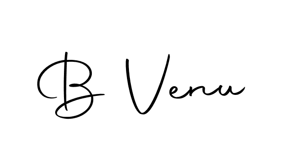 How to make B Venu signature? Autography-DOLnW is a professional autograph style. Create handwritten signature for B Venu name. B Venu signature style 10 images and pictures png