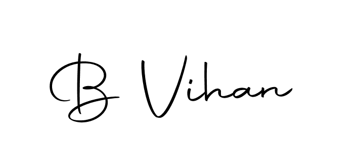 Also we have B Vihan name is the best signature style. Create professional handwritten signature collection using Autography-DOLnW autograph style. B Vihan signature style 10 images and pictures png