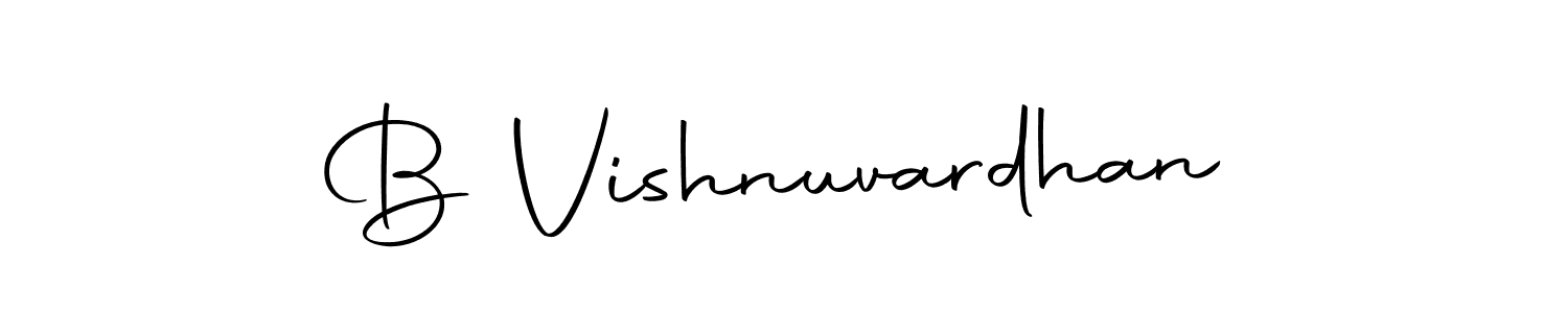 Design your own signature with our free online signature maker. With this signature software, you can create a handwritten (Autography-DOLnW) signature for name B Vishnuvardhan. B Vishnuvardhan signature style 10 images and pictures png