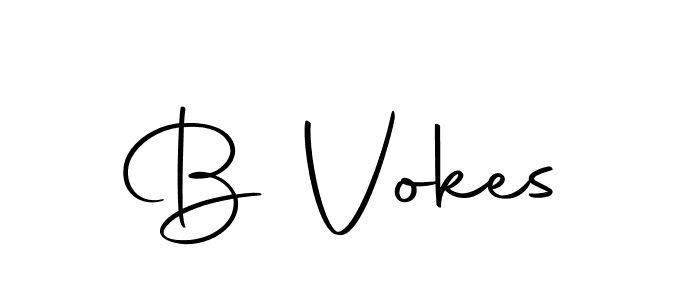 Similarly Autography-DOLnW is the best handwritten signature design. Signature creator online .You can use it as an online autograph creator for name B Vokes. B Vokes signature style 10 images and pictures png