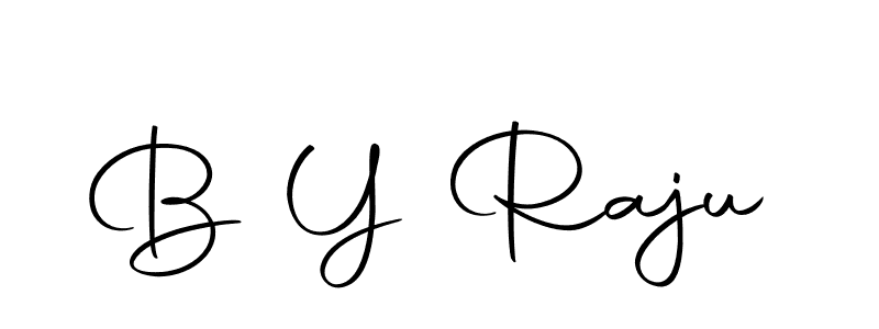 You can use this online signature creator to create a handwritten signature for the name B Y Raju. This is the best online autograph maker. B Y Raju signature style 10 images and pictures png