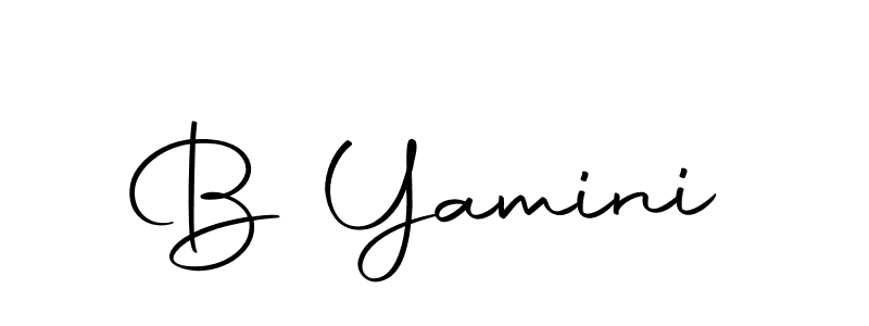 You should practise on your own different ways (Autography-DOLnW) to write your name (B Yamini) in signature. don't let someone else do it for you. B Yamini signature style 10 images and pictures png