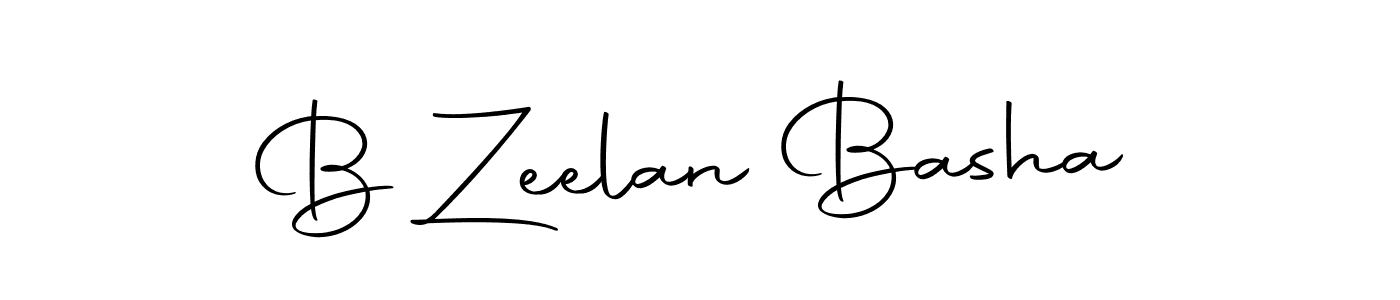 How to make B Zeelan Basha signature? Autography-DOLnW is a professional autograph style. Create handwritten signature for B Zeelan Basha name. B Zeelan Basha signature style 10 images and pictures png