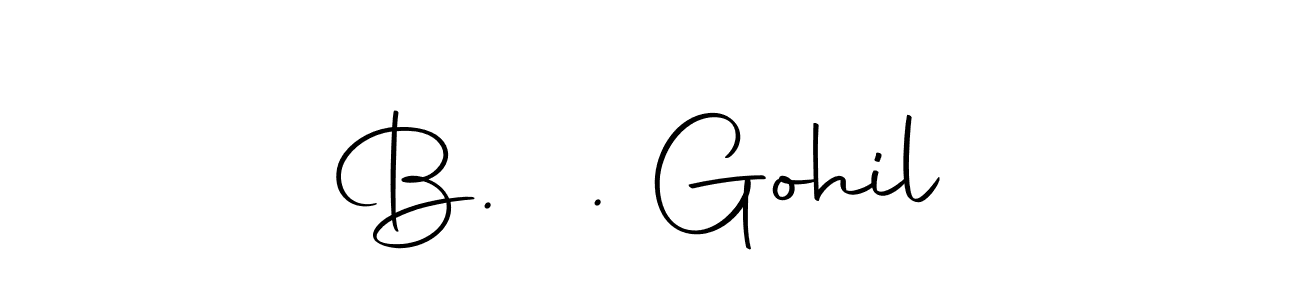 Make a beautiful signature design for name B. આ. Gohil. Use this online signature maker to create a handwritten signature for free. B. આ. Gohil signature style 10 images and pictures png