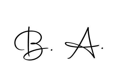 Make a beautiful signature design for name B. A.. Use this online signature maker to create a handwritten signature for free. B. A. signature style 10 images and pictures png