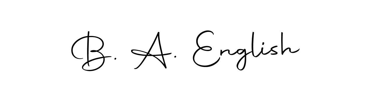 Check out images of Autograph of B. A. English name. Actor B. A. English Signature Style. Autography-DOLnW is a professional sign style online. B. A. English signature style 10 images and pictures png