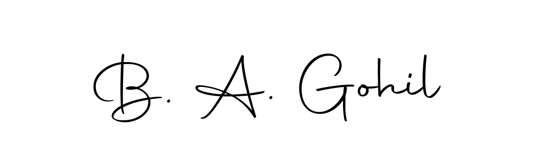 It looks lik you need a new signature style for name B. A. Gohil. Design unique handwritten (Autography-DOLnW) signature with our free signature maker in just a few clicks. B. A. Gohil signature style 10 images and pictures png