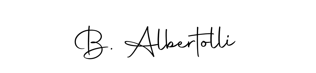 The best way (Autography-DOLnW) to make a short signature is to pick only two or three words in your name. The name B. Albertolli include a total of six letters. For converting this name. B. Albertolli signature style 10 images and pictures png