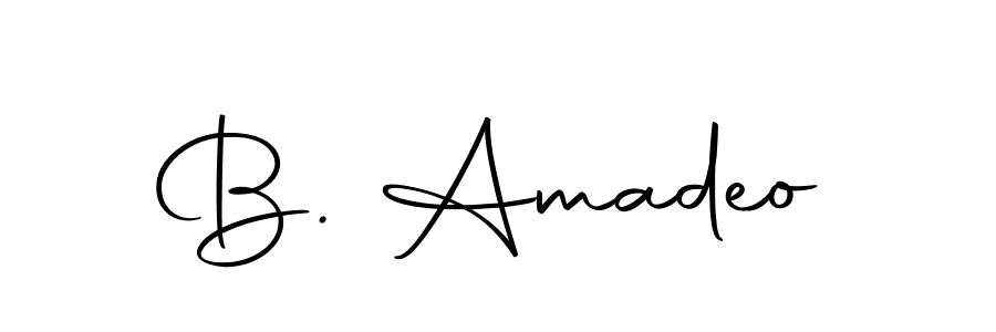 Create a beautiful signature design for name B. Amadeo. With this signature (Autography-DOLnW) fonts, you can make a handwritten signature for free. B. Amadeo signature style 10 images and pictures png