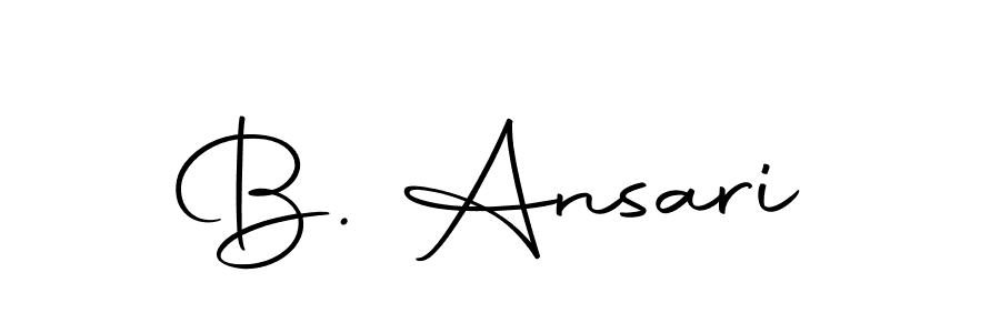 Also You can easily find your signature by using the search form. We will create B. Ansari name handwritten signature images for you free of cost using Autography-DOLnW sign style. B. Ansari signature style 10 images and pictures png